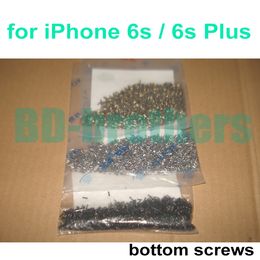 Nieuwe Originele Goud Zilver Zwart Bodem Schroef Pentalobe Dock Screws voor iPhone 6S / 6s Plus Housing Vervanging 2000pcs / lot