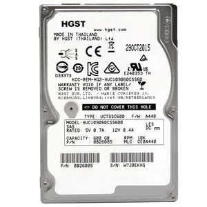 Nieuwe originele harde schijf voor HGST 600 GB 2.5 