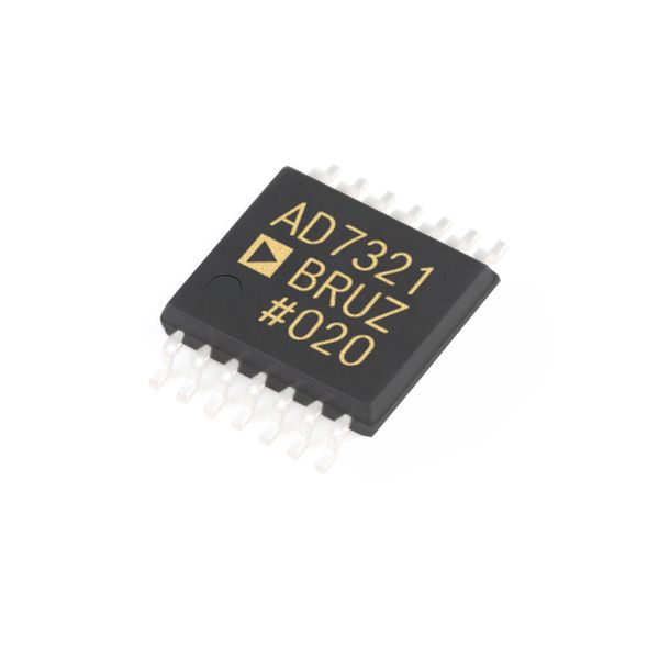 Nouveaux circuits intégrés d'origine ADC 2 canaux 12 bits signe entrée bipolaire ADC AD7321BRUZ AD7321BRUZ-REEL AD7321BRUZ-REEL7 puce IC TSSOP-14 microcontrôleur MCU