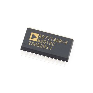 Nouveaux Circuits intégrés d'origine ADC 24 bits SIGMA DELTA A/D AD7714ARZ-5 AD7714ARZ-5REEL puce IC SOIC-24 microcontrôleur MCU