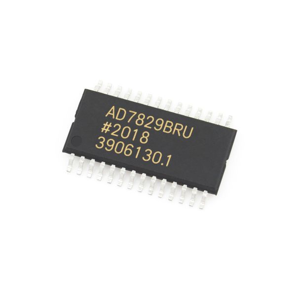 Nouveaux circuits intégrés d'origine ADC 8 canaux 2 MSPS parallèle 8 bits ADC AD7829BRUZ AD7829BRUZ-REEL AD7829BRUZ-REEL7 AD7829BRUZ-1 puce IC TSSOP-28 microcontrôleur MCU