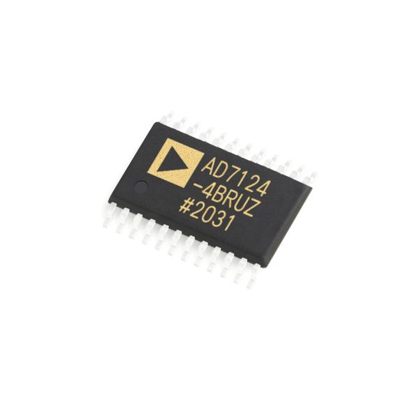 NOUVEAU Circuits intégrés d'origine ADC L'AD7124-4 est un microcontrôleur TSSOP-24 MCU 4 canaux 24b AD7124-4BRUZ AD7124-4BRUZ-RL AD7124-4BRUZ-RL7