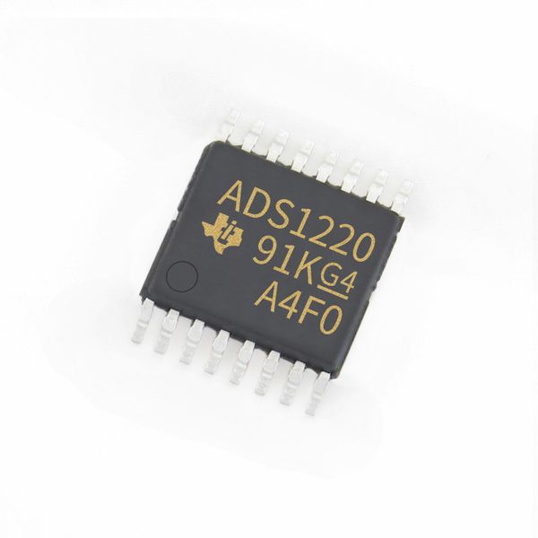 Nouveaux circuits intégrés originaux convertisseurs analogiques-numériques-ADC basse consommation 24 bits ADC ADS1220IPWR puce IC TSSOP-16 microcontrôleur MCU