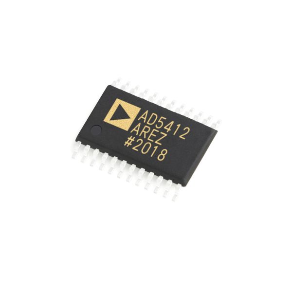 Nouveaux Circuits intégrés d'origine DAC 12Bit V I out DAC AD5412AREZ AD5412AREZ-REEL7 puce ic TSSOP-24 microcontrôleur MCU