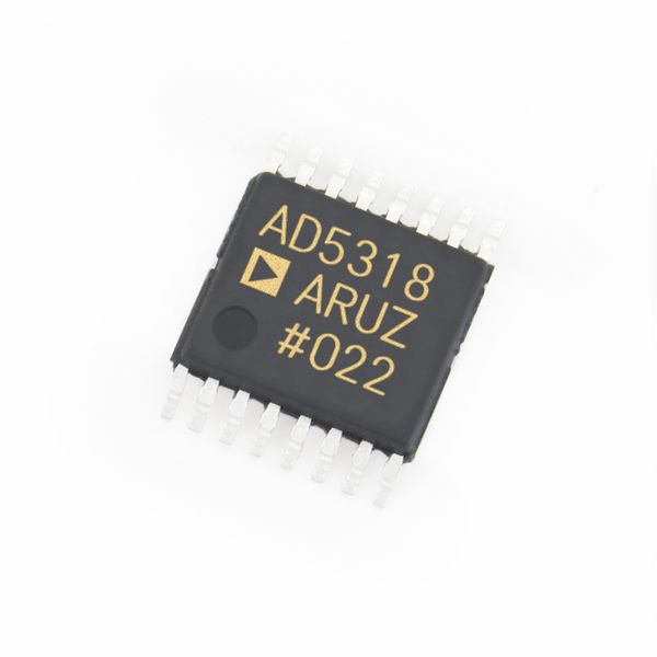 NOUVEAU Circuits intégrés d'origine DAC OCTAL 10BIT SPI MICROPOWER DAC AD5318ARUZ AD5318ARUZ-REEL7 ic puce TSSOP-16 MCU Microcontrôleur