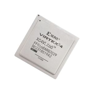 Nouveau circuit intégré d'origine ICs Field Programmable Gate Array FPGA XC4VLX60-10FFG668I Puce IC FBGA-668 Microcontrôleur