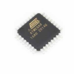 Nuevos circuitos integrados originales MCU ATMEGA8-16AU ATMEGA8-16AUR ic chip TQFP-32 16MHz microcontrolador