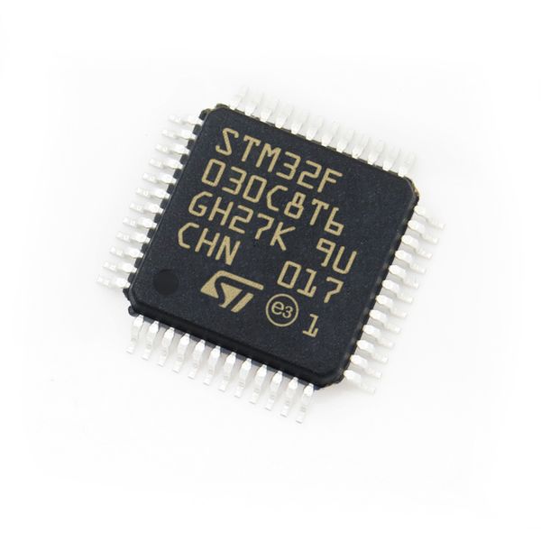 Nouveaux circuits intégrés d'origine STM32F030C8T6 STM32F030 puce ic LQFP-48 48MHz 64KB microcontrôleur