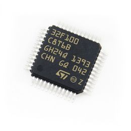 Nouveaux Circuits intégrés d'origine STM32F100C8T6B STM32F100C8T6BTR puce ic LQFP-48 microcontrôleur 24 MHz