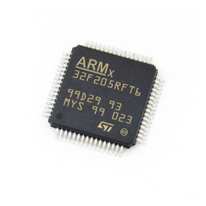 Nuevos circuitos integrados originales STM32F205RFT6 STM32F205RFT6TR ic chip LQFP-64 120MHz microcontrolador