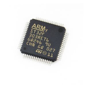 Nieuwe originele geïntegreerde circuits STM32F303RET6 STM32F303RET6TR IC CHIP LQFP-64 72MHz Microcontroller