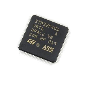 Nouveaux circuits intégrés originaux STM32F401VBT6 STM32F401VBT6TR IC CHIP LQFP-100 Microcontrôleur 84MHz