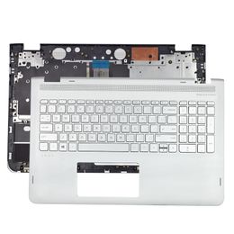 Nieuwe originele laptopbehuizingen voor HP ENVY X360 M6-AQ 15-AQ 15T-AQ M6-AQ005DX 15-AQ173CL Laptop Palmsteun hoofdletters met verlicht toetsenbord 857283-001