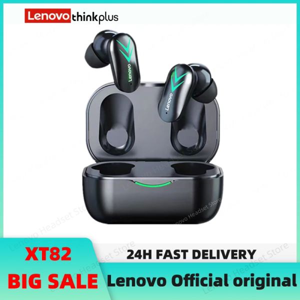 Nuevo auricular inalámbrico original de Lenovo XT82 TWS Bluetooth 5.1 Reducción de ruido estereo dual Control táctil Long Standby 300MAH