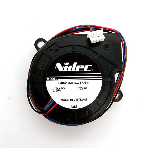 Nuevo Original Nidec G40G13MS1CZ-57J331 DC13V 0 25A para EB-1750 1751 1750G 1760W 1761W 1770W 1771W 1775W ventilador de refrigeración del proyector 277E