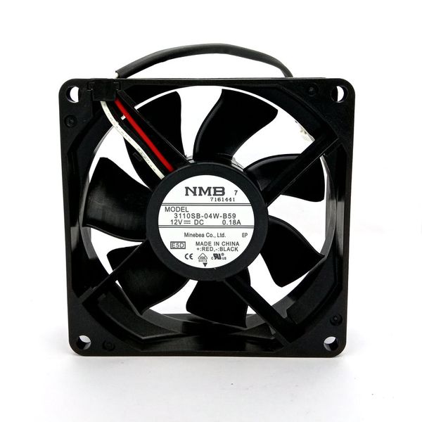 Nouveau ventilateur de refroidissement d'ordinateur d'origine NMB 3110RL-04W-B59 E5D 80x80x25MM 8CM DC12V 0.18A 3 lignes