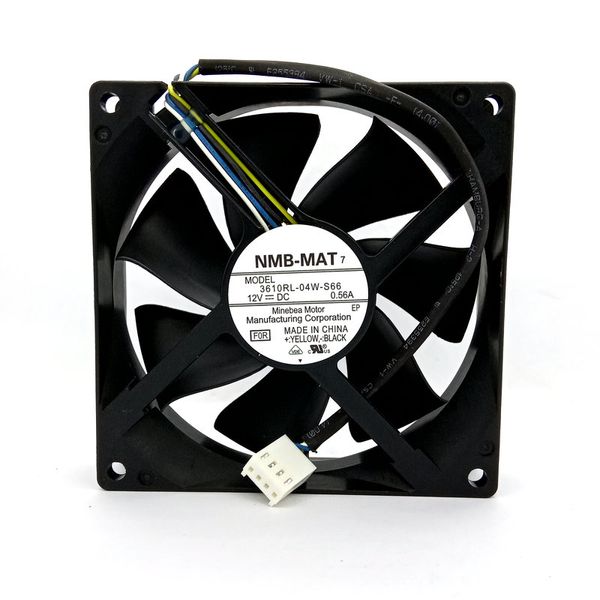 Nuevo ventilador de refrigeración de ordenador Original NMB 3610RL-04W-S66 F0R 92x92x25MM 9CM DC12V 0.56A 4 líneas PWM