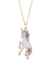 Nuevo Declaración original Unicornio Unicornio Collar collar para niños Accesorios de joyería de collar de mujeres Whole 3743809