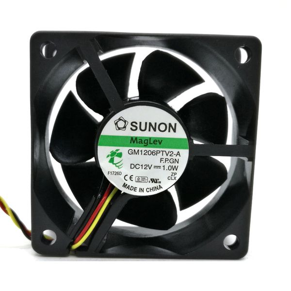 NUEVO Original SUNON GM1206PTV2-A 6025 DC12V 1.0W 6CM silencio Maglev 3 líneas ventilador de refrigeración