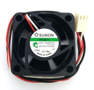 Nouveau SUNON KDE1204PKV3 MS d'origine. AR. GN DC12V 0.4W 0.04A 40x40x20MM 3lignes Signal d'alarme muet ventilateur de refroidissement