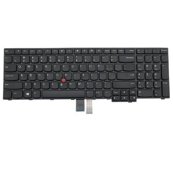 Nouveau clavier anglais américain d'origine pour ordinateur portable Lenovo Thinkpad E570 E575 FRU: 01AX120 01AX160 01AX200