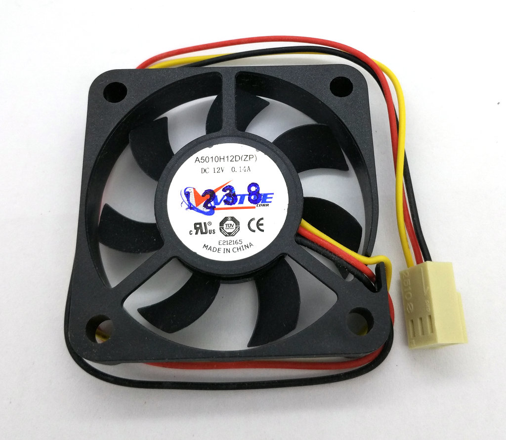 Ny original Vette A5010H12D 12V 0.14A 50*50*10mm 3 Lines Computer Cooling Fan