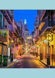 New Orleans Night Bourbon Street Vinyl Pography Achtergronden Naadloze Po Booth Achtergronden Voor Louisiana Reizen Studio Props Drop Del8442629