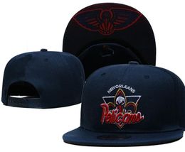 New Orleans''Pelicans'ball Caps Flowers Snapback hoeden sportteam basketbal Chicago hoed 23-24 kampioenen honkbal cap 2024 finales sport verstelbaar chapeau a2