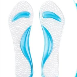 Semelles orthopédiques en Silicone, talons hauts, coussin de pied, Support de voûte plantaire, coussinets de chaussures, coussin métatarsien de massage antidérapant Transparent, nouvelle collection