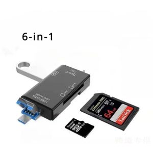 Nouveau lecteur de carte SD OTG Drive flash Smart Memory Memory Carte Type C Cardreader Type C Adaptateur USB2.0 Adaptateur de carte TF Micro- Speed Data Transfert