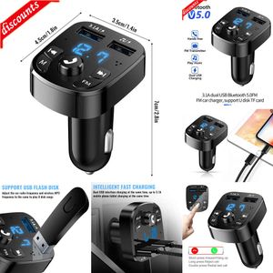 Nouveau Autre Auto Electronics Chargeur de voiture Transmetteur FM Bluetooth Audio Double USB Lecteur MP3 de voiture autoradio Chargeur mains libres 3.1A Chargeur rapide Accessoires de voiture