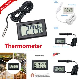 Nouveau Autres pièces automobiles Mini écran d'affichage Thermomètre numérique Humidité Thermomètre intérieur Capteur de température Humidimètre Jauge Instruments Câble