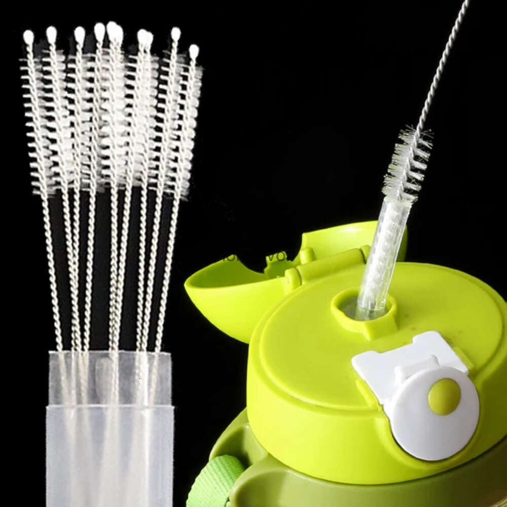 Nouveau Autre Alimentation Pour Bébé Pliable En Acier Inoxydable Brosse De Paille Nettoyant Doux Cheveux Aspiration Tube De Verre Brosses De Nettoyage Bébé Enfants Brosse À Bouteilles À Long Manche Réutilisable