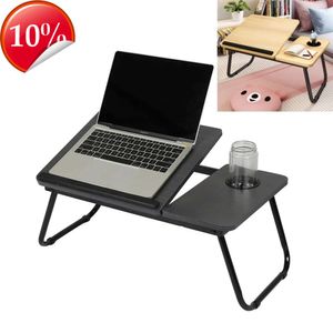 New Other Home Garden Bureau d'ordinateur portable pliable pour lit Plateau d'ordinateur portable pour canapé Table pour écrire Table d'ordinateur portable réglable à 4 angles avec porte-gobelet