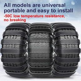 Nouveaux autres accessoires d'intérieur 1/5/10 pièces pneus de voiture d'hiver chaînes à neige antidérapantes universelles robustes durables attaches de roue antidérapantes chaînes accessoires de voiture