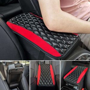 Nieuw Overige interieuraccessoires Auto-armsteun Kussenhoes Lederen middenconsole Box Padding Arm Auto Pad Rest Interieurbeschermer Auto Universal Soft Access X2W9