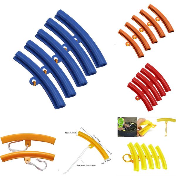 Nuevo Otras piezas de motocicleta 5PCS Herramienta de montaje universal flexible Accesorios de motocicleta Borde de rueda Protección de fácil instalación Cambio de protector de llanta de neumático