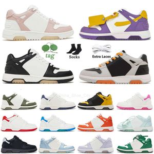 Nouveau Out of Office Sneaker Designer Casual Chaussures En Cuir De Veau Vintage Blanc Low Top Chaussure Hommes Femmes Rose Marche OOO Flèches Motif Panda Mocassins Plateforme Baskets