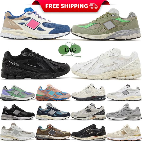 Livraison gratuite New Outdoor 990 V3 1906r chaussures de course pour hommes femmes baskets de créateurs Protection Pack noir blanc vert sel de mer hommes femmes formateurs de sports de plein air