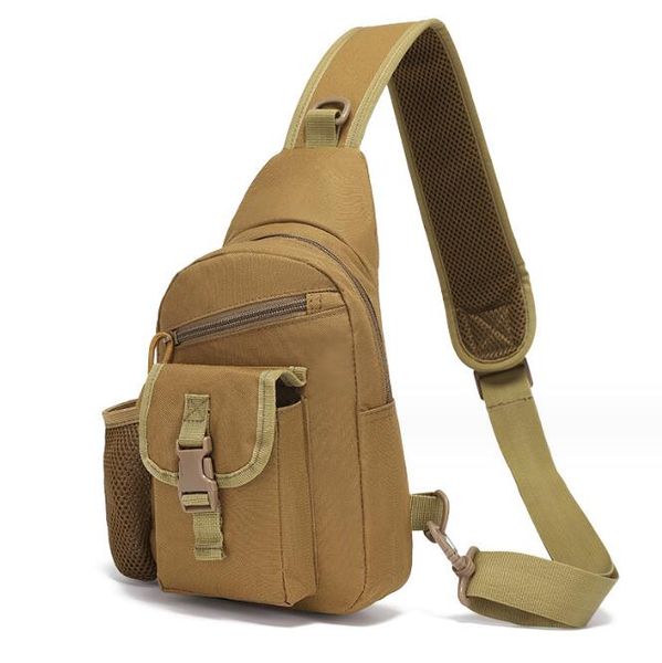 Nouveaux sacs de plein air sac de poitrine tactique sac de Trekking militaire EDC sport épaule bandoulière pochette d'assaut pour la randonnée cyclisme Camping Sling Shoulder bag