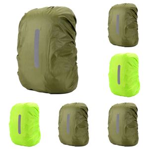 Nouveaux sacs de plein air sac à dos étanche couverture de pluie couverture imperméable réfléchissante sac à dos escalade en plein air camping randonnée sac anti-poussière 8-80L