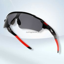 Nouvelles lunettes de soleil de sport de cyclisme en plein air avec demi-monture intégrée coupe-vent et colorées accrocheuses