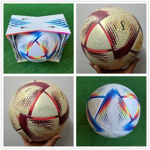 New World 2022 Cup soccer Ball Size 5 high-grade nice match football Ship the balls without air Box