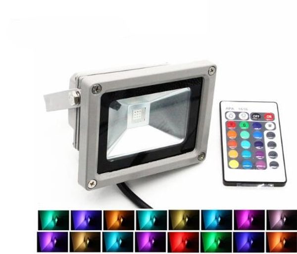 NOUVELLE lumière d'inondation led blanche chaude extérieure RVB 10W 20W 30W 50W 100W applique murale haute puissance lumières de jardin