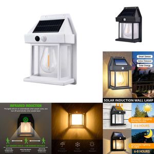 NIEUW Outdoor Solar Waterdichte wolfraam Filament inductielamp huishouden tuin muur licht landschap decoratief