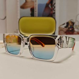 Nouvelles lunettes de soleil ovales pour femmes hommes de haute qualité lunettes de vue à monture carrée marque lettre lunettes de soleil couleurs vives lunettes de soleil pc