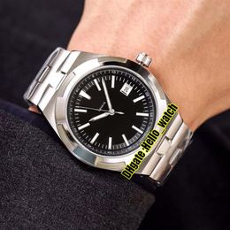 Nuevo Overseas 4500V 110A-B483 Dial negro A2813 Reloj automático para hombre Pulsera de acero inoxidable de 41 mm Relojes deportivos para caballeros de alta calidad 250q