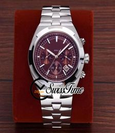 Nouveau outre-mer 5500V110A VIN ROUGE ROUGE A2813 AUTOMATIC MENS WORD SS Steel Bracelet STVC No Chronograph STVC Watches Swissti3401144