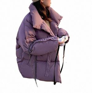 Nouveau manteau court surdimensionné femmes Parkas vers le bas Cott veste chaude femme décontractée vestes d'hiver en vrac rembourré Puffer Parka vêtements d'extérieur w55v #