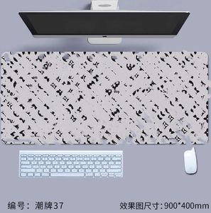 Nouveau Tapis de souris surdimensionné, marque tendance, jeu Graffiti, clavier d'ordinateur surdimensionné, épais, antidérapant, pour bureau,